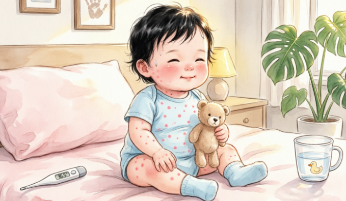 娃第一次高烧3天，有可能是幼儿急疹